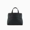 armani exchange borsa donna a mano con dettaglio logo asv nero xw000285af11902uc001