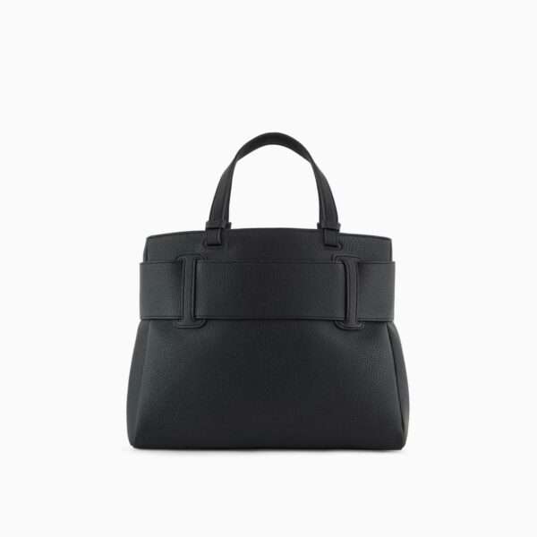 armani exchange borsa donna a mano con dettaglio logo asv nero xw000285af11902uc001