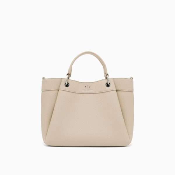 armani exchange borsa donna  a mano media con tracolla degradè beige 942911cc783u1092