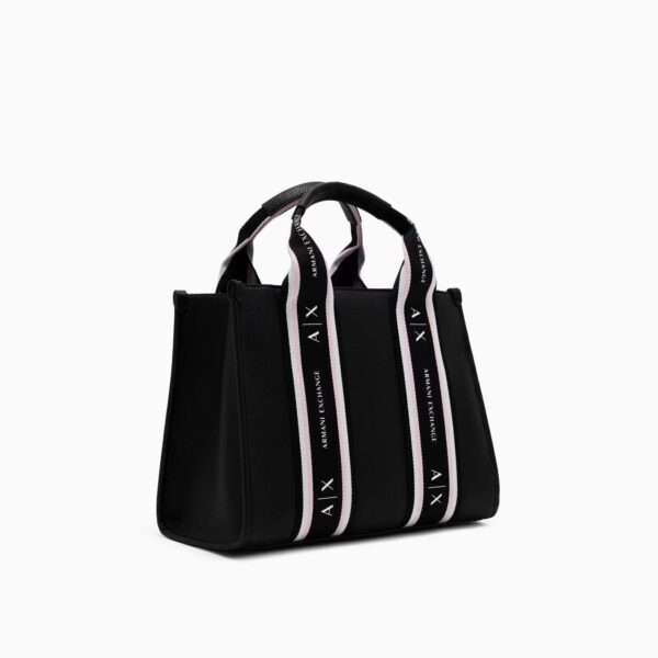 armani exchange borsa donna  shopper nero xw000935af13685mc056