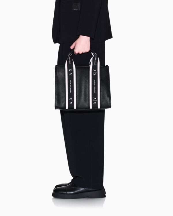 armani exchange borsa donna  shopper nero xw000935af13685mc056