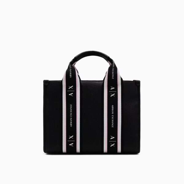 armani exchange borsa donna  shopper nero xw000935af13685mc056