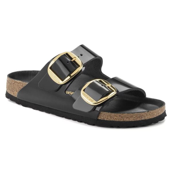 birkenstock sandalo arizona big buckle 1021476 high-shine black