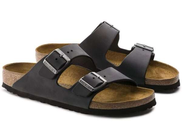 birkenstock sandalo arizona bs pelle oliata black 0552113