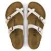 birkenstock sandalo infradito mayari graceful pearl white 0071661