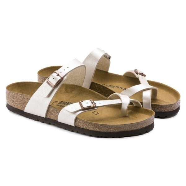birkenstock sandalo infradito mayari graceful pearl white 0071661