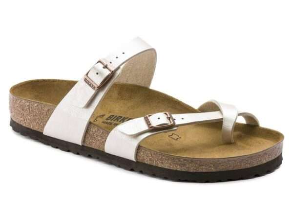 birkenstock sandalo infradito mayari graceful pearl white 0071661