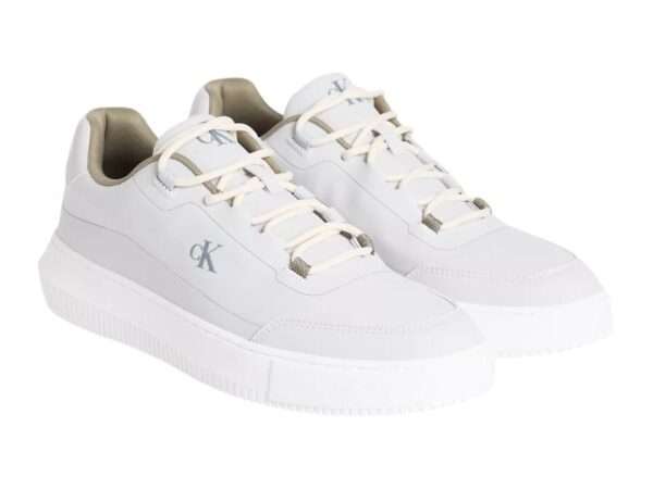 calvin klein sneaker uomo chunky cupsole tech ripstop oyster mushroom ym0ym01204 0is