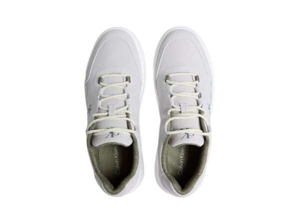 calvin klein sneaker uomo chunky cupsole tech ripstop oyster mushroom ym0ym01204 0is