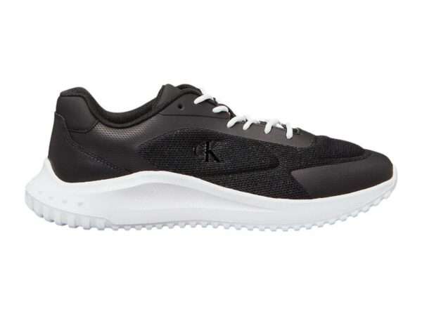 calvin klein sneaker uomo eva runner low mesh mix black ym0ym01185 0gm