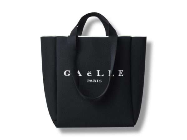 gaelle paris borsa donna maxi shopper con logo ricamato nero gaacw02229