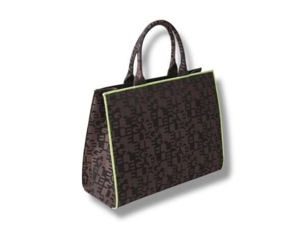 gaelle paris borsa donna maxi shopper logata marrone gaacw02196