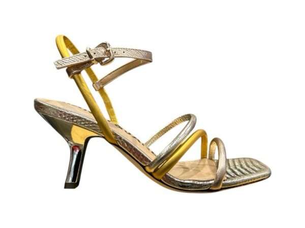 janet & janet sandalo donna tacco 70 j184 rosa gold platino