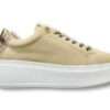 step sneaker donna nappa milk ash 256017 gilda