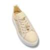 step sneaker donna nappa  traforata cream gold  256012 giselle