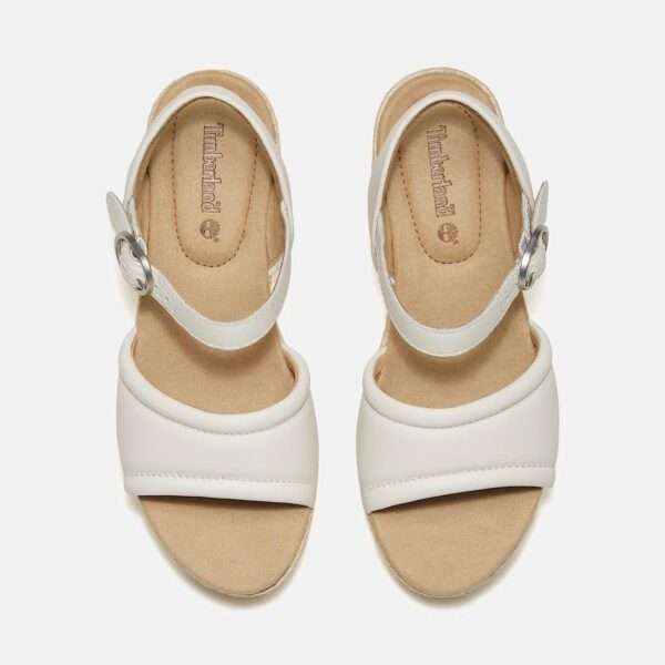 timberland sandalo donna zeppa corda santorini sun bianco tb0a4168etd