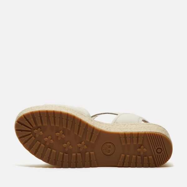 timberland sandalo donna zeppa corda santorini sun bianco tb0a4168etd