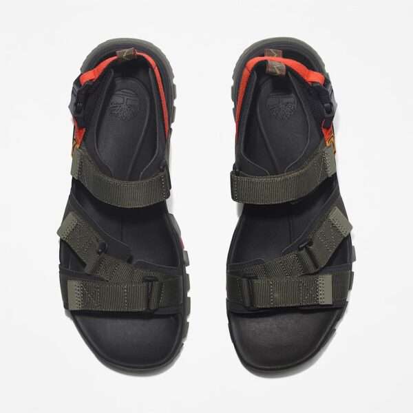 timberland sandalo uomo con cinturino posteriore garrison trail verde
