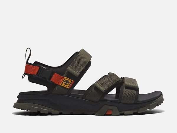 timberland sandalo uomo con cinturino posteriore garrison trail verde