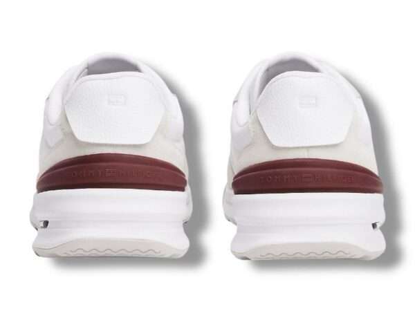 tommy hilfiger sneaker uomo retro runner seasonal white fm0fm05424 ybs
