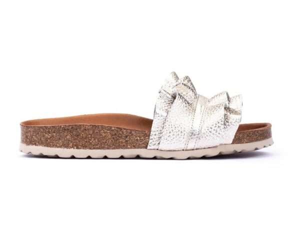 verbenas sandalo ciabatta donna rocio nucleo metal volante oro