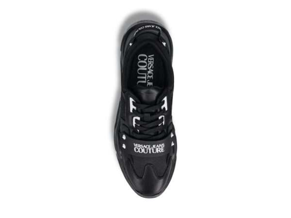 versace jeans couture sneaker uomo speedtrack 78ya3sc4 zsc55 899 black