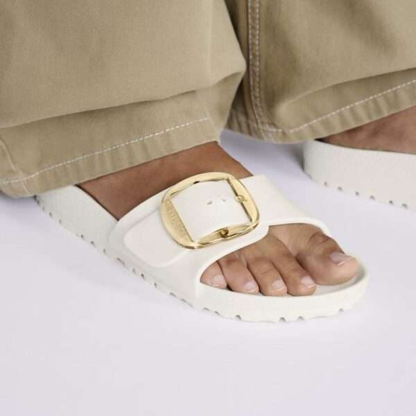 birkenstock sandalo madrid big buckle eva eggshell 1029633