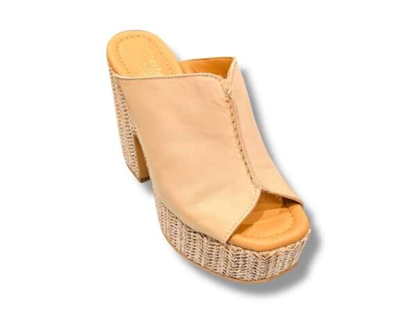 chiara luciani sandalo sabot donna savana latte de25-149