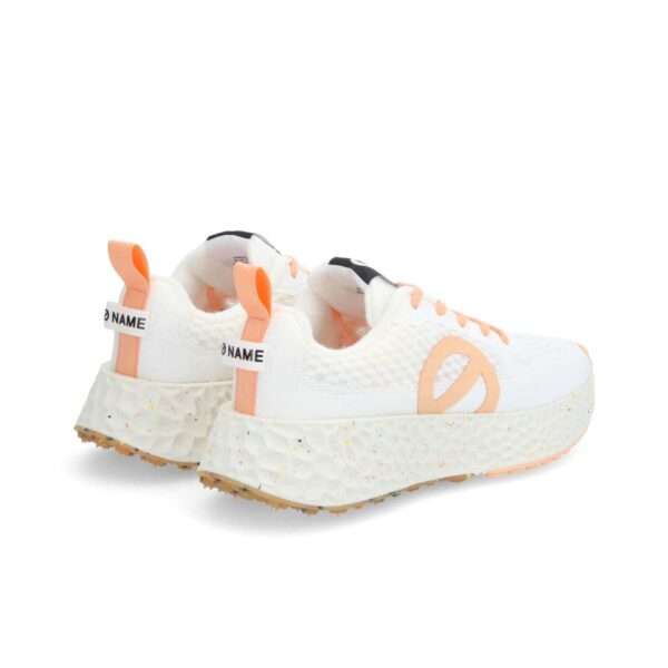no name sneaker donna carter fly w white peach