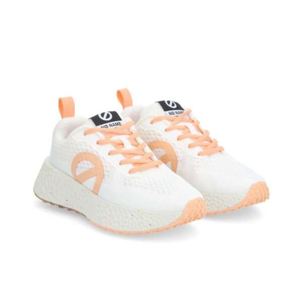 no name sneaker donna carter fly w white peach