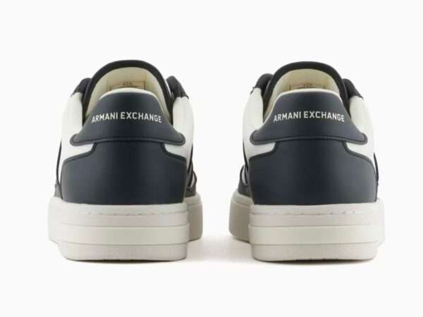 armani exchange sneaker uomo xux241 xv911 u389 off white jet set navy