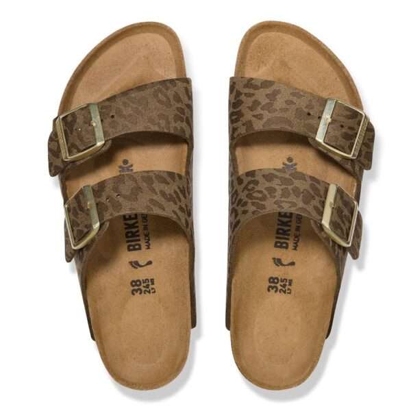 birkenstock sandalo arizona bs 1030586 leo khaki print