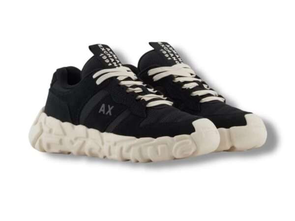 armani exchange sneaker uomo xm001692 af17369 uc001 black
