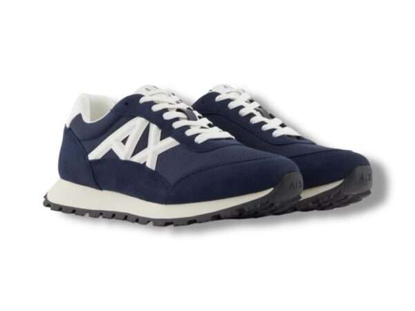 armani exchange sneaker uomo xm001960 af19388 mb005 navy offwhite