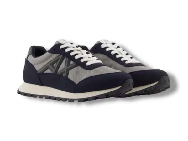 armani exchange sneaker uomo xm001960 af19388 mz256 deep navy gray