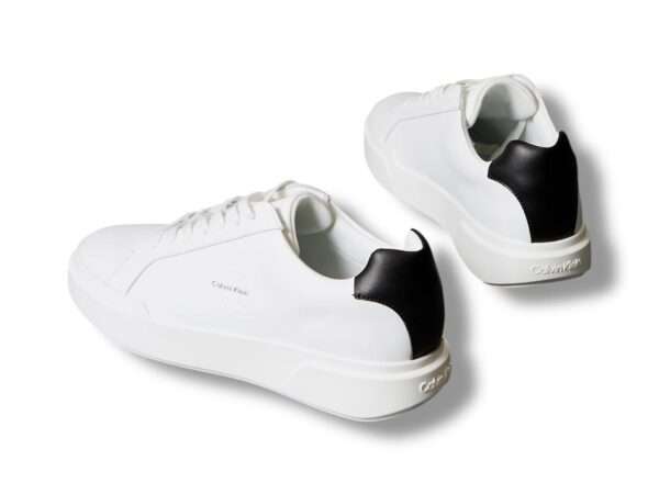 calvin klein sneaker uomo chunky cupsole laceup lth ym0ym01344 01w bright white black