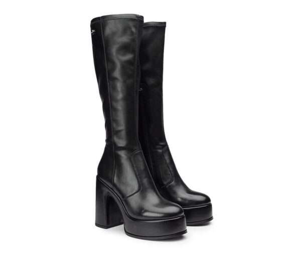 cult stivale donna bjork 4106 black con gamba elasticizzata clw410601
