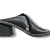 history ciabatta incrocio con tacco in suave nero noa 13