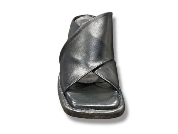 history ciabatta incrocio con tacco in suave nero noa 13