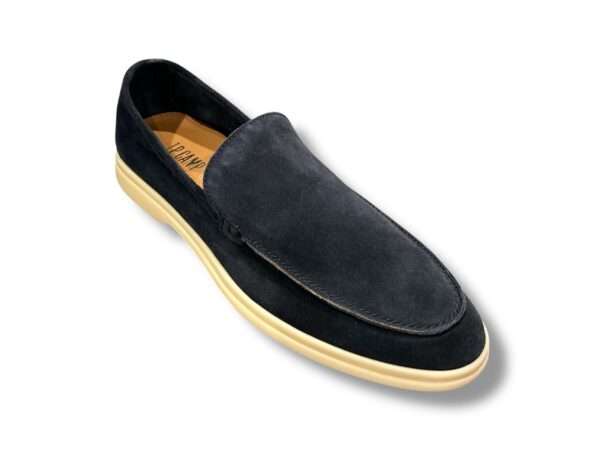 jp camps scarpa slip on uomo 4924-e25 camoscio abisso