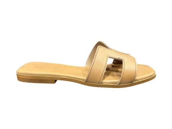 mosaic ciabatta h donna joy tan con cucitura