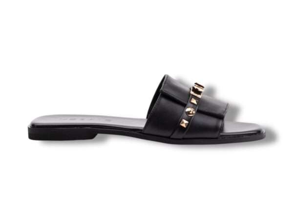 mosaic donna ciabatta padlock pyr black