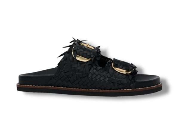 mosaic donna sandalo 2 fibbie knot black