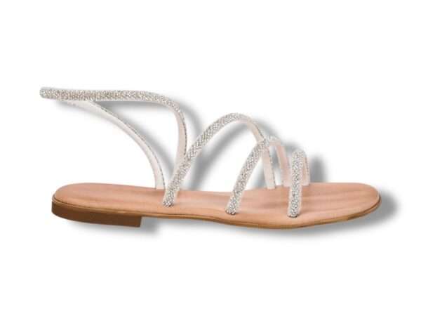 mosaic donna sandalo infradito elisa silver