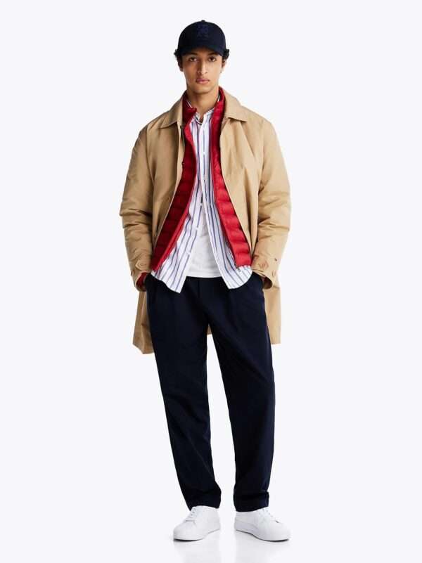 tommy hilfiger sneakers uomo th court lth detail ess white desert sky fm0fm05367