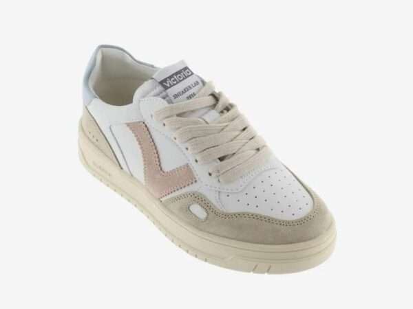 victoria sneakers donna seul pelle e crosta 1257101-32 celeste