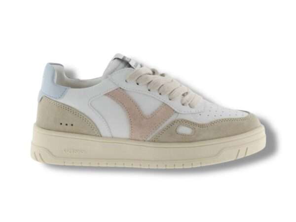 victoria sneakers donna seul pelle e crosta 1257101-32 celeste