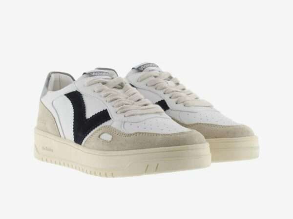 victoria sneakers uomo seul pelle e crosta 1257101-12 gris
