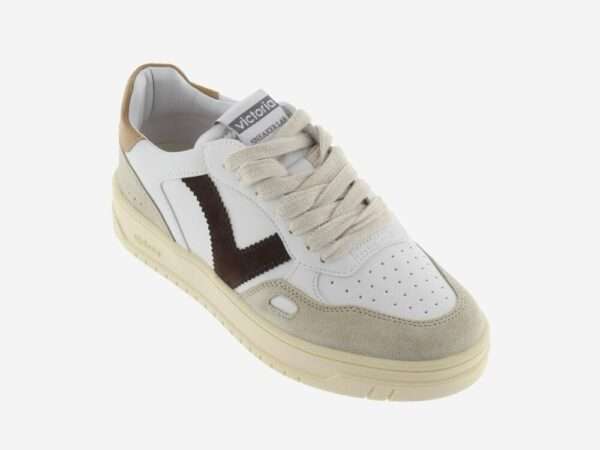 victoria sneakers uomo seul pelle e crosta 1257101-82 taupe