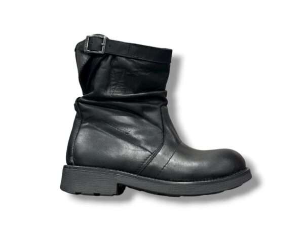 bikkembergs stivale biker basso vintage nero 20323 a